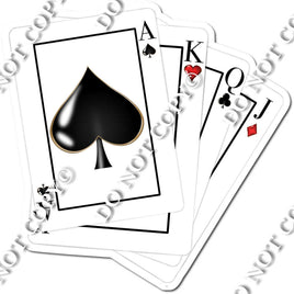 Classic Flat 4 Playing Cards w/ Variants
