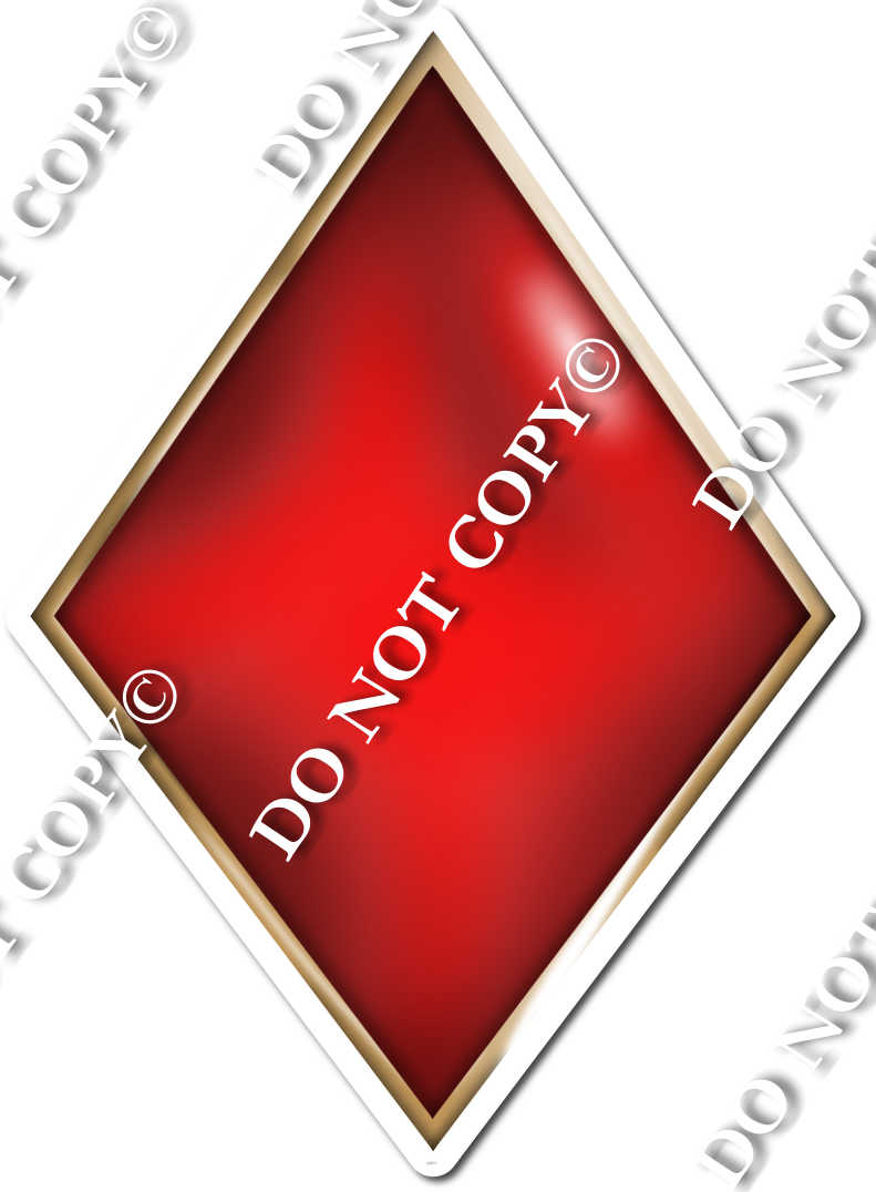 Diamond - From Playing Card| Sign Swag USA