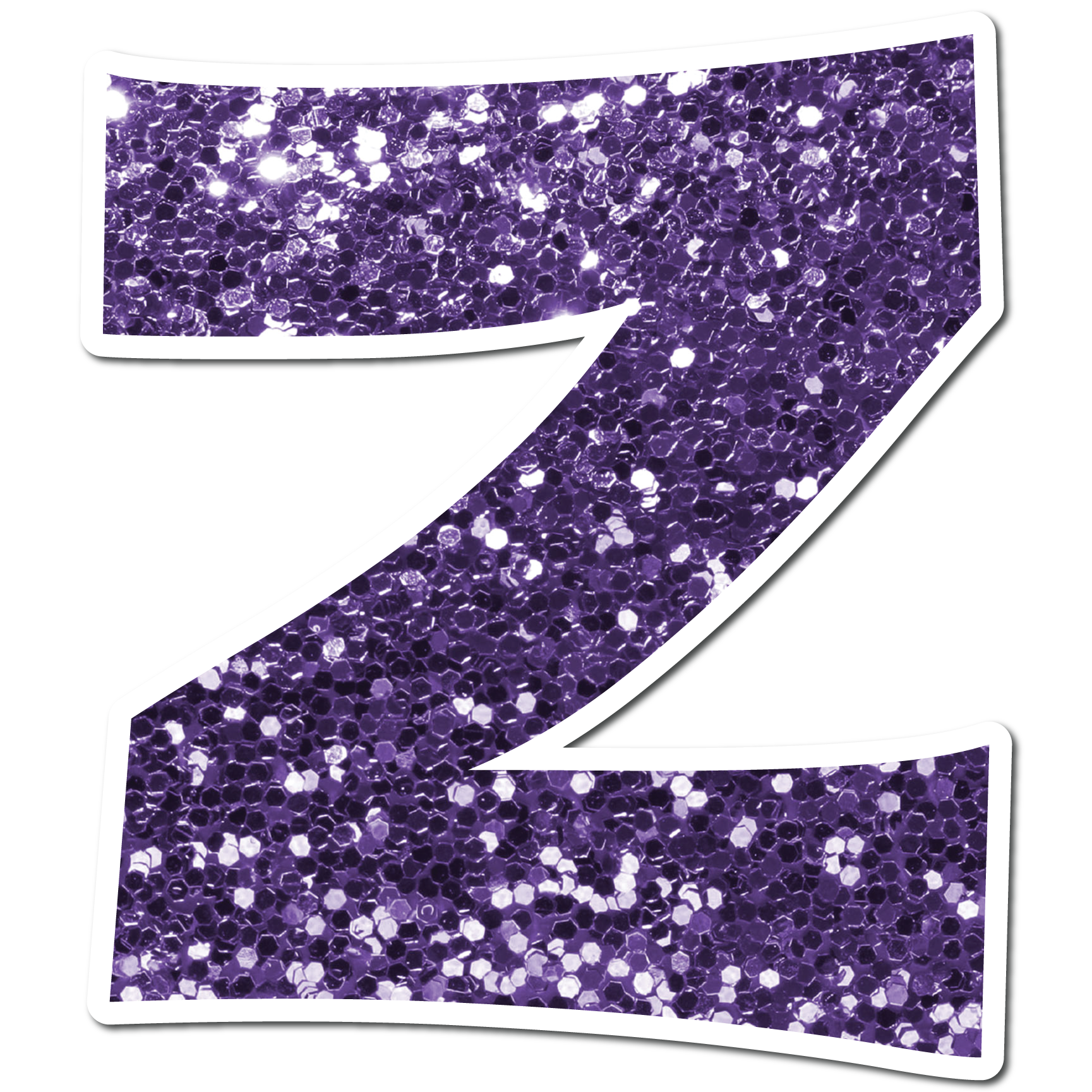 purple number 7
