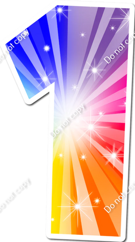 30" Individuals - Rainbow Burst