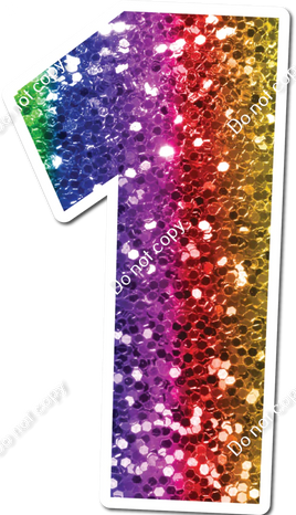 30" Individuals - Rainbow Sparkle