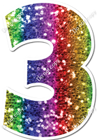 30" Individuals - Rainbow Sparkle