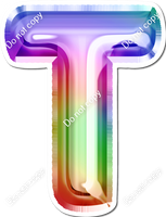 Foil 18" Individuals - Rainbow Foil