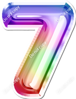 Foil 18" Individuals - Rainbow Foil