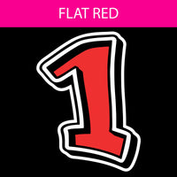 Flat - 23.5" GR Number Sets