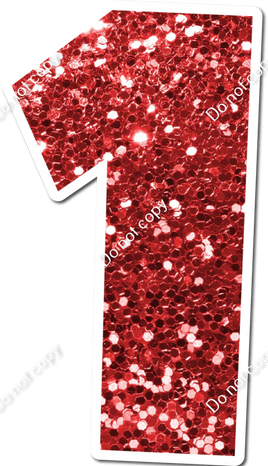 30" Individuals - Red Sparkle