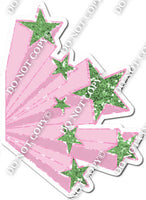 Baby Pink & Lime Green Shooting Star Bundle w/ Variant