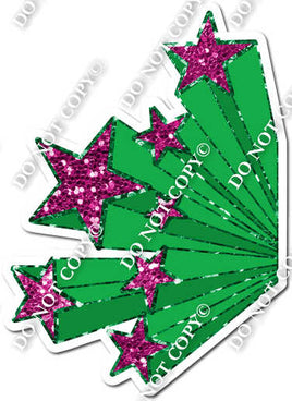Green & Hot Pink Shooting Star Bundle w/ Variant