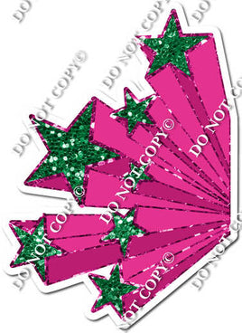 Hot Pink & Green Shooting Star Bundle w/ Variant
