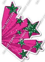 Hot Pink & Green Shooting Star Bundle w/ Variant