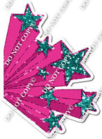 Hot Pink & Teal Shooting Star Bundle w/ Variant