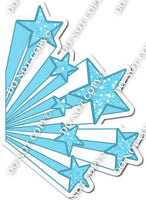White & Baby Blue Shooting Star Bundle w/ Variant