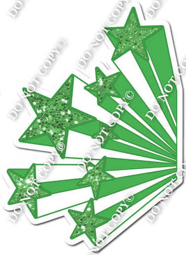White & Lime Green Shooting Star Bundle w/ Variant