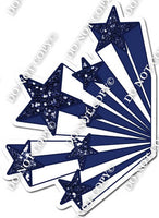 White & Navy Blue Shooting Star Bundle w/ Variant