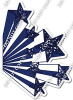 White & Navy Blue Shooting Star Bundle w/ Variant