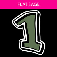 Flat - 23.5" GR Number Sets