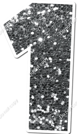 30" Individuals - Silver Sparkle