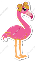 Flamingo with Gold Bow w/ Variants