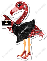 Flamingo Black Cocktail Dress w/ Variants