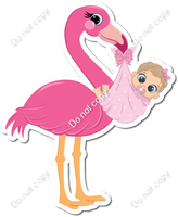 Flamingo Light Skin Tone Baby Girl w/ Variants