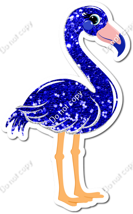 Blue Sparkle Flamingo w/ Variants