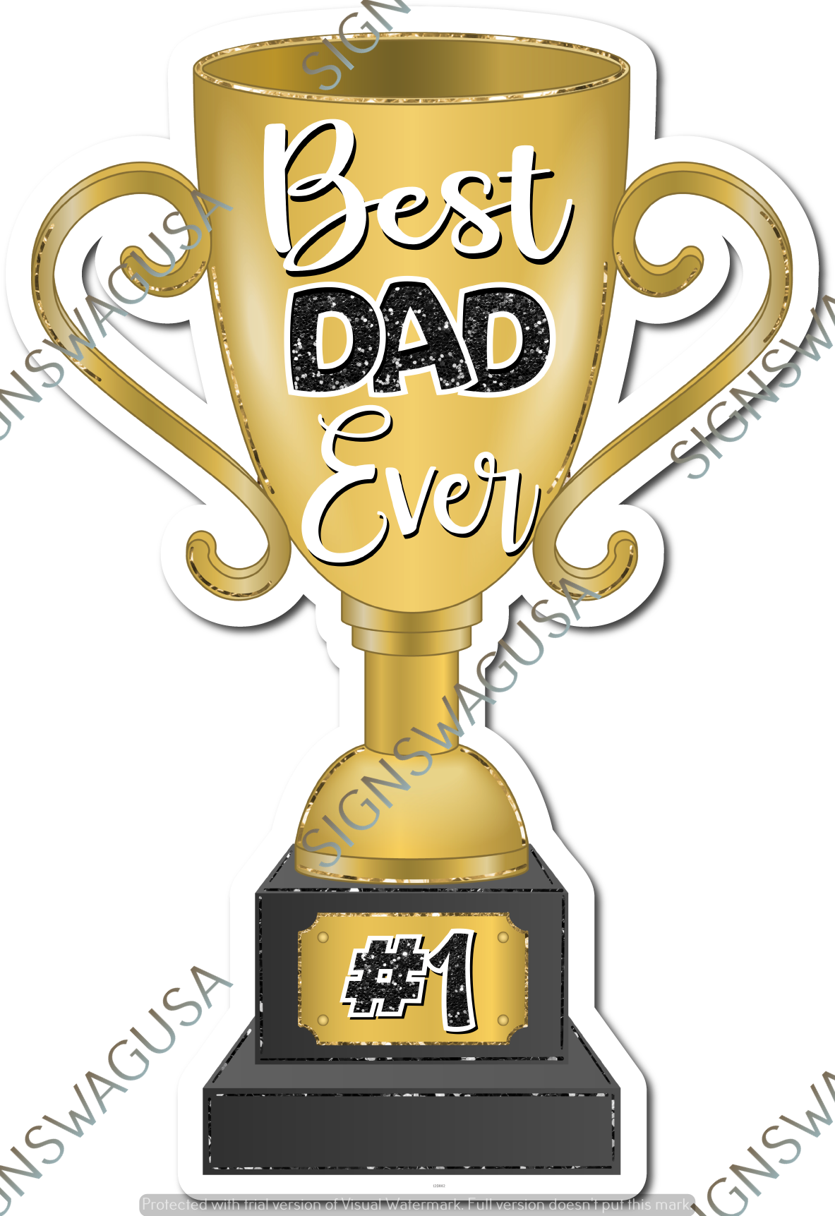 Trophy hot sale best dad