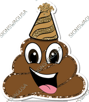 Gold Hat - Poo Emoji w/ Variants