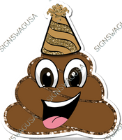 Gold Hat - Poo Emoji w/ Variants