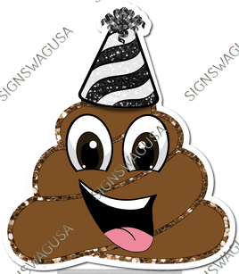 Black Hat - Poo Emoji