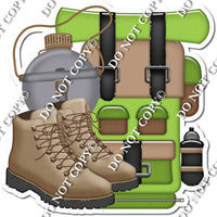 Hiking Backpack & Boots w/ Variants
