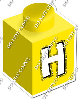 Yellow - H Letter Block