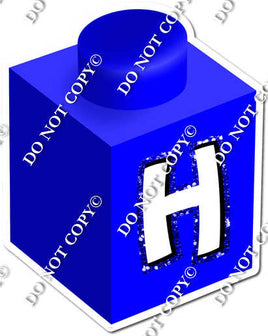 Blue - H Letter Block