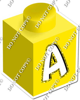 Yellow - A Letter Block