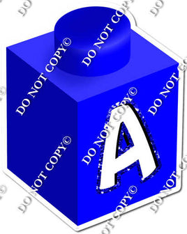 Blue - A Letter Block