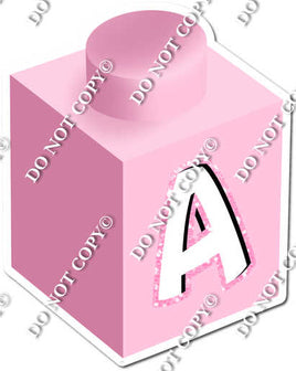 Baby Pink - A Letter Block