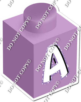 Lavender - A Letter Block