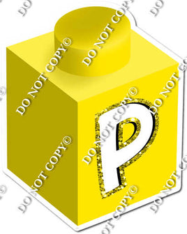 Yellow - P Letter Block