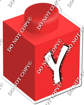 Red - Y Letter Block