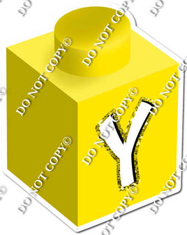 Yellow - Y Letter Block