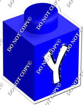 Blue - Y Letter Block
