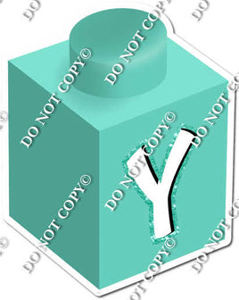 Mint - Y Letter Block