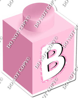 Baby Pink - B Letter Block