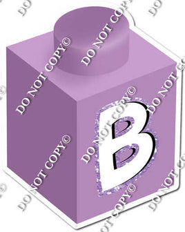 Lavender - B Letter Block