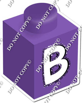 Purple - B Letter Block
