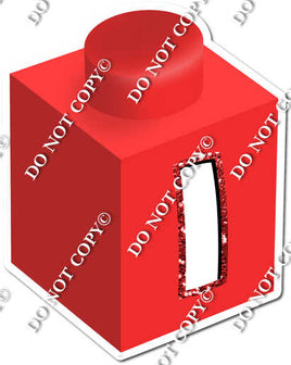 Red - I Letter Block