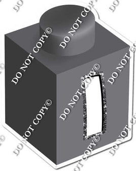 Grey - I Letter Block