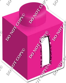 Hot Pink - I Letter Block