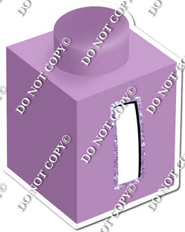 Lavender - I Letter Block