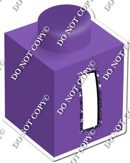 Purple - I Letter Block