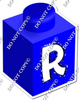 Blue - R Letter Block
